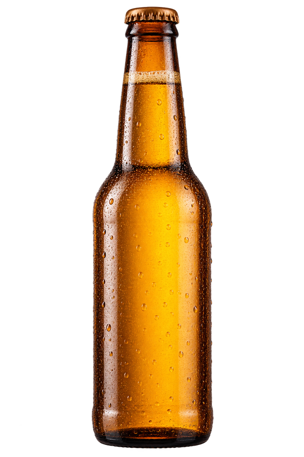 Bierfles zonder label